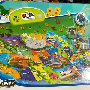 United States interactive learning map